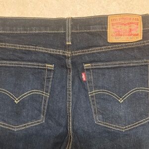 Levi's Dark Blue Slim Straight Jeans
